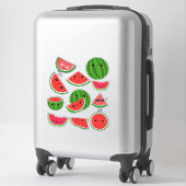 gratis palestine watermeloenen schattig kleurrijk sticker (Koffer)