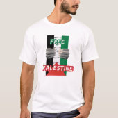 GRATIS PALESTINE wit T-shirt voor man (Voorkant)