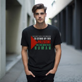 GRATIS PALESTINE zwart T-shirt voor man