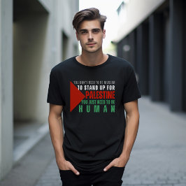 GRATIS PALESTINE zwart T-shirt voor man