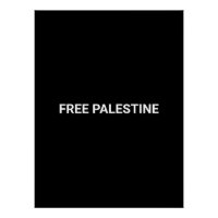 Gratis Palestine zwart wit aangepaste tekst eenvou