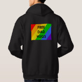 Gratis papa knuffels pullover hoodie (Achterkant)