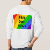 Gratis papa knuffels shirt met lange mouwen (Achterkant)