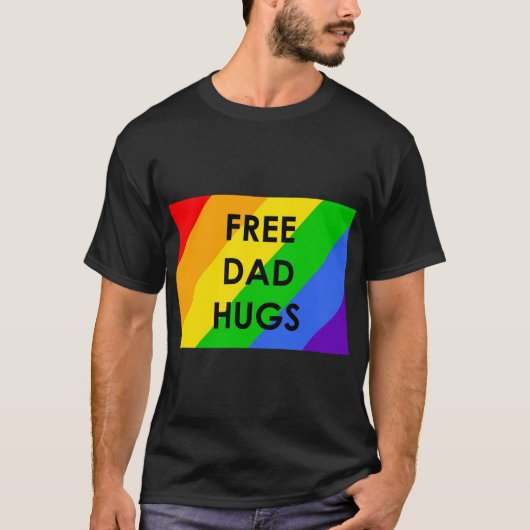 Gratis papa knuffels T-shirt (Voorkant)