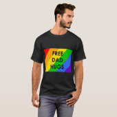 Gratis papa knuffels T-shirt (Voorkant volledig)