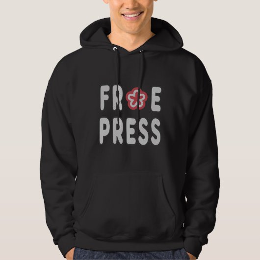 Gratis pers hoodie (Voorkant)
