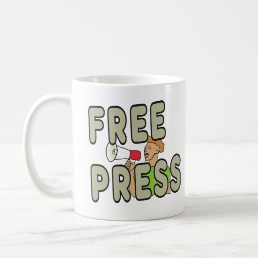 Gratis pers koffiemok (Links)