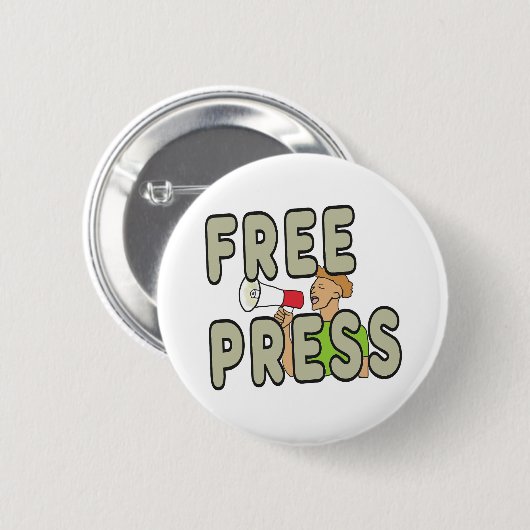Gratis pers ronde button 5,7 cm (Voorkant /achterkant)