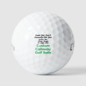 Gratis Personalizan, aangepaste Callaway Golfballen (Voorkant)