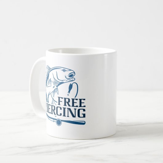 Gratis Piercing Koffiemok (Voorkant links)