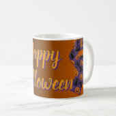 Gratis Pompoen Kitty Halloween Koffiemok (Voorkant rechts)