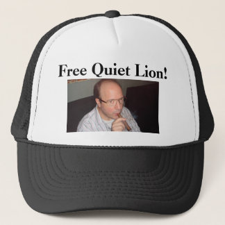 Gratis Quiet Lion! vrachtwagenhoed Trucker Pet