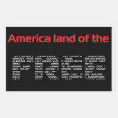 "Gratis" Rechthoekige Sticker (Voorkant)