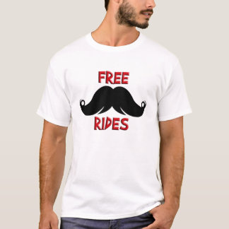 Gratis Rides Custom Mustache Mustache T-shirt