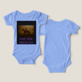 Gratis rijden, Droom groot Kids T-Shirt (Ontwerp Voorkant & Achterkant)