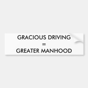 GRATIS RIJDEN = GROTER BEHEER BUMPERSTICKER