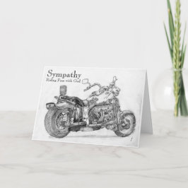 Gratis rijden met God Sympathy Card voor Biker Kaart