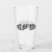 Gratis rijder glas (Achterkant)