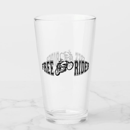 Gratis rijder glas (Achterkant)