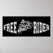 Gratis rijder poster (Voorkant)