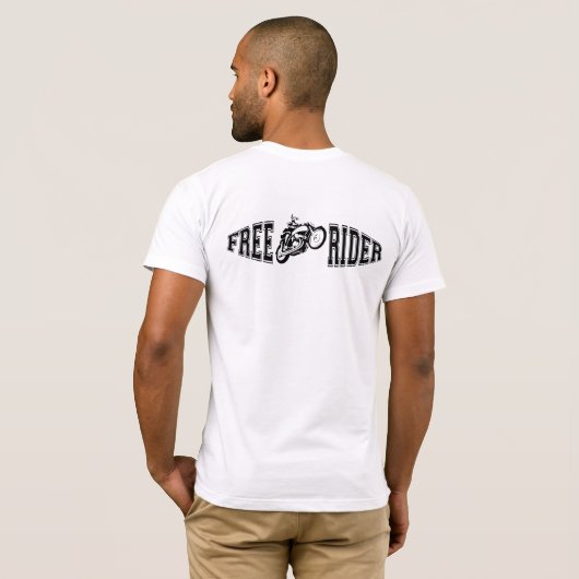 Gratis rijder t-shirt (Achterkant volledig)