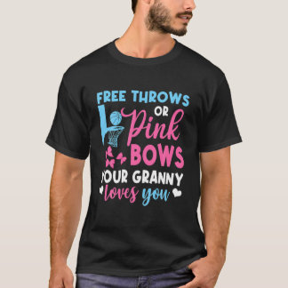 Gratis rijen of roze bogen Granny houdt van je ges T-shirt