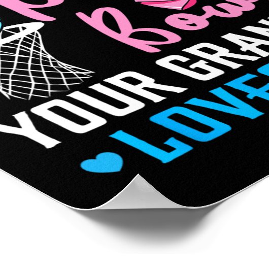 Gratis rijen of roze bogen opa houdt van je geslac poster (Hoek)