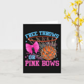 Gratis rijen of roze bogen Zwangerschap Roze of Bl Kaart (Gele Bloem)