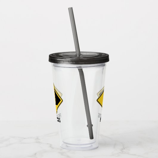 Gratis Rocks Road Sign Acryl Drinkbeker (Links)