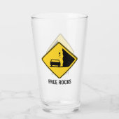 Gratis Rocks Road Sign Glas (Achterkant)