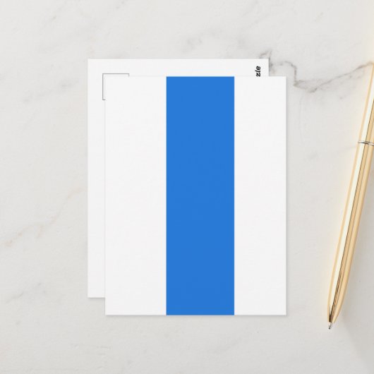 Gratis Rusland nieuwe vlag Briefkaart (Voorkant / Achterkant in situ)