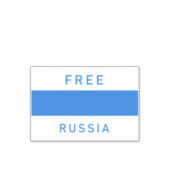 Gratis Rusland nieuwe vlag Sticker (Voorkant)