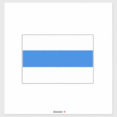 Gratis Rusland nieuwe vlag Sticker (Vel)