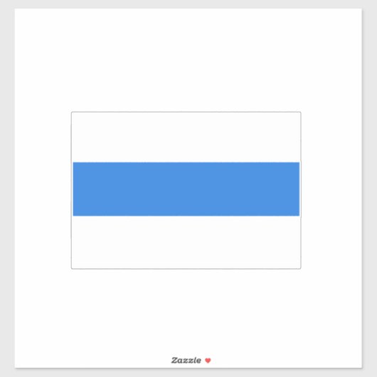 Gratis Rusland nieuwe vlag Sticker (Vel)