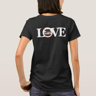 GRATIS Santa Cruz-achterafdruk (witte tekst) T-shirt