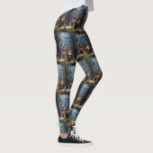 Gratis Schattige Halloween Schildering Leggings (Rechts)