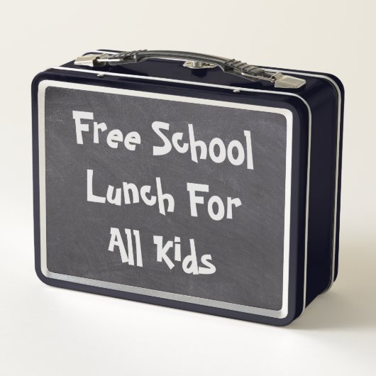 Gratis schoollunch voor alle Kinderen (Achterkant)