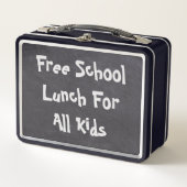 Gratis schoollunch voor alle Kinderen (Voorkant)