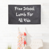 Gratis schoollunch voor alle Kinderen Spandoek (Insitu)