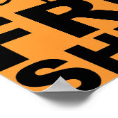 Gratis Schouders Ophalen Poster (Hoek)