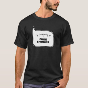 GRATIS SCHOUdertjes Funny Kaomoji Japanse Emoticon T-shirt