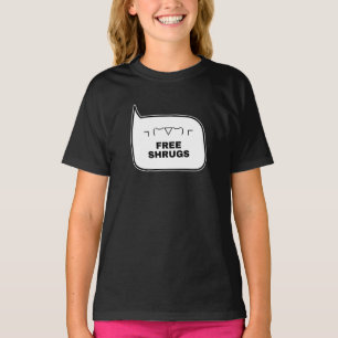 GRATIS SCHOUdertjes Funny Kaomoji Japanse Emoticon T-shirt