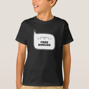 GRATIS SCHOUdertjes Funny Kaomoji Japanse Emoticon T-shirt