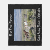 Gratis server uitvoeren fleece deken (Voorkant)