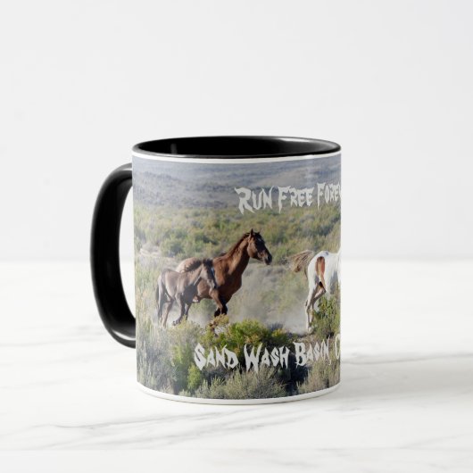 Gratis server uitvoeren mok (Voorkant links)