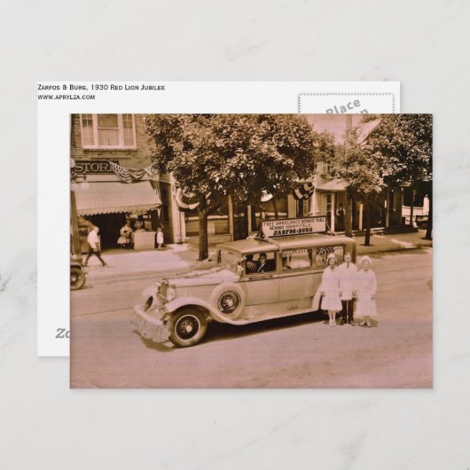 Gratis service voor alle lokale ziekenhuizen briefkaart (Voorkant / Achterkant)