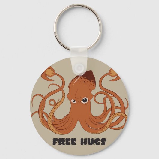 Gratis Sleutelhanger met hugs Squid (Voorkant)