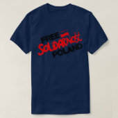 Gratis Solidarnosc Polen T-shirt (Design voorkant)