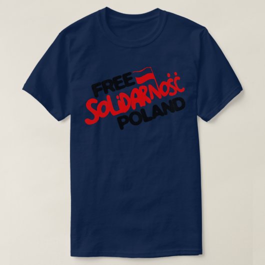Gratis Solidarnosc Polen T-shirt (Design voorkant)