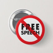GRATIS SPEECH-toets Ronde Button 5,7 Cm (Voorkant /achterkant)
